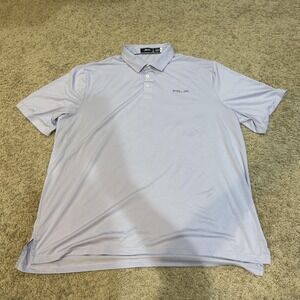 Ralph Lauren RLX Polo Shirt Mens 2XL‎ Performance Golf Lightweight Tennis